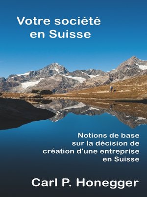 cover image of Votre société en Suisse